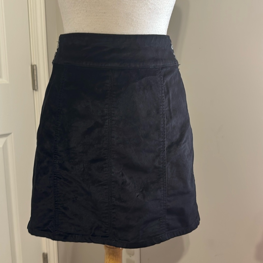 Free People black mini skirt, size W 28